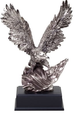 Silver American<BR>Premium  Eagle Trophy<BR> 14 Inches