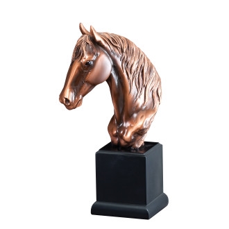 Bronze Gallery<BR> Horse Trophy<BR> 12 Inches