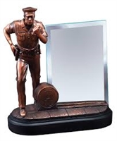 Premium Bronze<BR>8"  Police Trophy