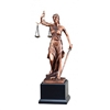 Bronze Gallery<BR> Lady Justice Trophy<BR> 13.5 Inches