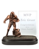 Premium Bronze<BR>Glass Engraved<BR> 7" Football Trophy