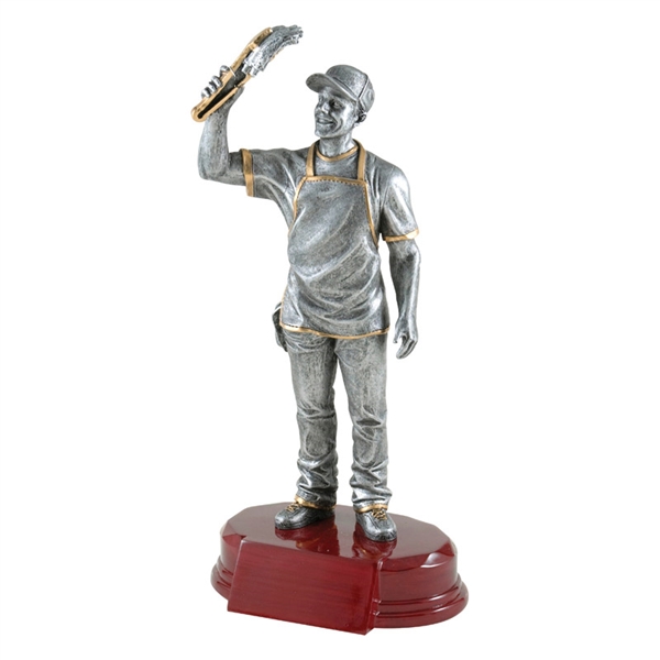 BBQ Chef Trophy<BR> 7.25 & 9.25 Inches