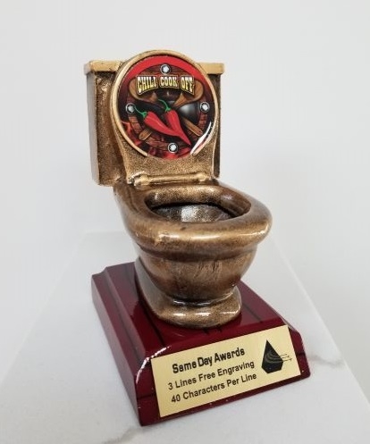 Order Fast Awards Last Place Chili Cook Off Toilet Trophy 