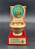 Toilet Bowl Trophy<BR> Fantasy Football<BR> Logo #1