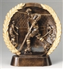 Resin High Relief<BR> Ice Hockey Trophy<BR> 7.5 Inches