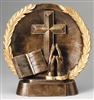 Resin High Relief<BR> Religion Trophy<BR> 7.5 Inches