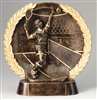 Resin High Relief<BR> Male Tennis Trophy<BR> 7.5 Inches