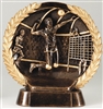 Resin High Relief<BR> Male Volleyball Trophy<BR> 7.5 Inches