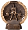 Resin High Relief<BR> Deadlift Trophy<BR> 7.5 Inches