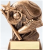 HYPE STAR  Baseball Trophy<BR> 5.25 Inches