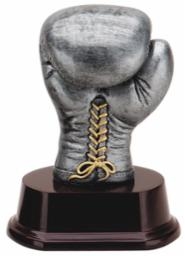 Silver Premium<BR> Boxing Glove Trophy<BR> 5 Inches