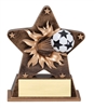 Starburst Soccer Trophy<BR> 5.5 Inches