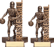 Billboard Trophy <BR> Female Basketball <BR> 6.5 & 8.5 Inches