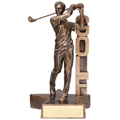 Billboard<BR> Male Golf Trophy<BR> 6.5 & 8.5 Inches
