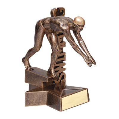 Billboard<BR> Male Swimming Trophy<BR> 6.5 & 8.5 Inches