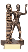 Billboard<BR> Female Volleyball Trophy<BR> 6.5 & 8.5 Inches