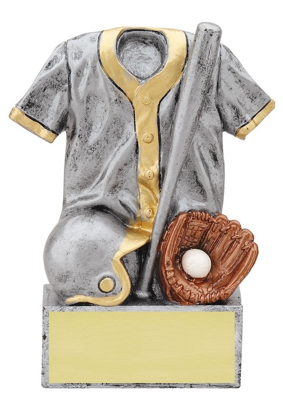 Inflation Buster<BR>Baseball Jersey Stand<BR> Trophy<BR> 4.5 Inches