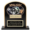 Ebony Stand Up<BR> Police Award<BR> 10" x 12"