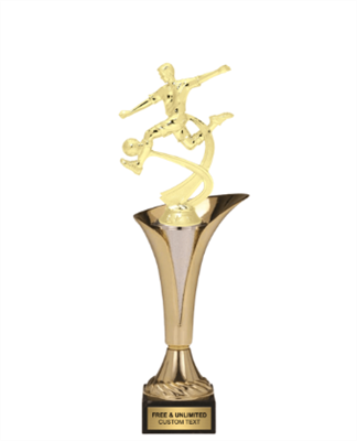 SAME DAY<BR>Typhoon Trophy Cup<BR>Male Motion Soccer<BR> 11.5 or 14.5 Inches