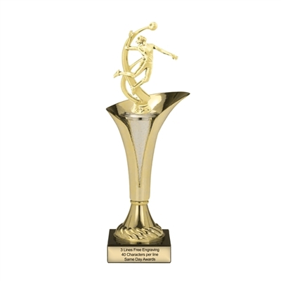 SAME DAY<BR>Typhoon Trophy Cup<BR> Female Volleyball<BR> 11.5 or 14.5 Inches