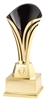 SAME DAY<BR>Tuscany Gold/Black<BR> Trophy Cup<BR>7.5 or 10.5 Inches