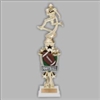 SAME DAY<br> FOOTBALL MOTION TROPHY <BR> 14 INCHES