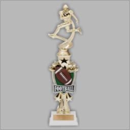 SAME DAY<br> FOOTBALL MOTION TROPHY <BR> 14 INCHES