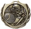 SAME DAY<BR>Burst Football Medal<BR> 2.25 Inches