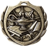 SAME DAY<BR>Burst Lamp of Knowledge Medal<BR> 2.25 Inches