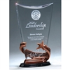 SAME DAY<BR>Bronze Brilliance Star<BR> Acrylic Trophy<BR> 10.5 Inches