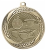 SAME DAY <BR>Laurel Wreath Swimming <BR> Gold <BR> 2.25 Inch Medal