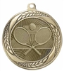 SAME DAY <BR>Laurel Wreath Tennis <BR> Gold <BR> 2.25 Inch Medal