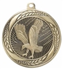 SAME DAY <BR>Laurel Wreath Eagle <BR> Gold <BR> 2.25 Inch Medal
