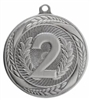 SAME DAY <BR>Laurel Wreath 2nd Place<BR> Silver Only<BR> 2.25 Inch Medal