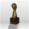 SAME DAY<BR>Gold Spiral Trophy<BR> Premium Basketball <BR> 14 Inches