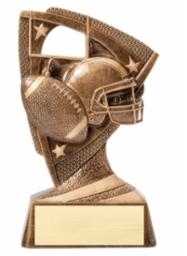 SAME DAY<BR> Delta Football Trophy<BR> 6.25 Inches