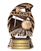 SAME DAY<BR> Running Star<BR> Closest to the Pin Trophy<BR> 7.5 Inches