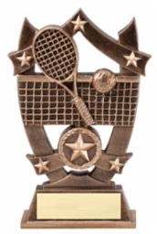 SAME DAY<BR>Sport Star<BR> Tennis Trophy<BR> 6.25 Inches