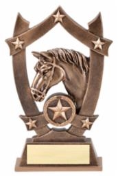 SAME DAY<BR>Sport Star<BR> Horse Trophy<BR> 6.25 Inches
