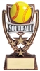 SAME DAY<BR> 4 Star Softball Trophy<BR> 6 Inches