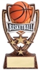 SAME DAY<BR>4 Star Basketball Trophy<BR> 6 Inches