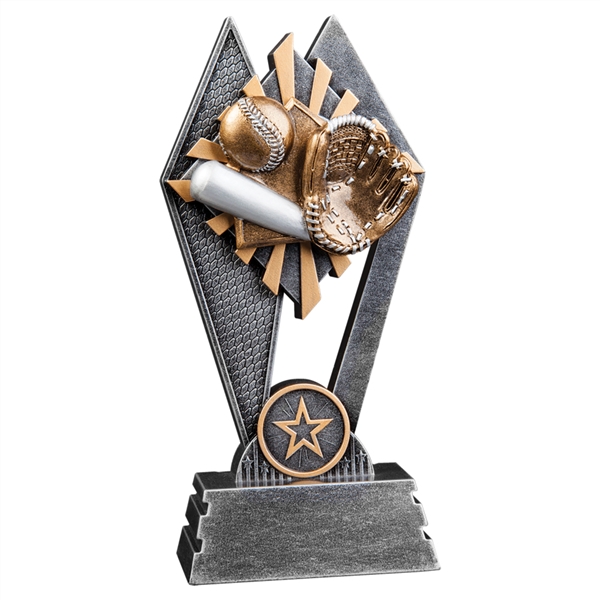 Sun Ray<BR> Baseball Trophy<BR> 7 Inches