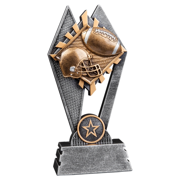 Sun Ray<BR> Football Trophy<BR> 7 & 8 Inches