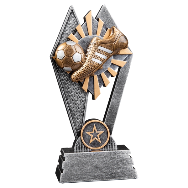 Sun Ray<BR> Soccer Trophy<BR> 7 & 8 Inches