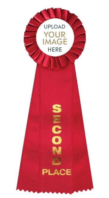 Color Insert Rosette Volleyball Ribbons
