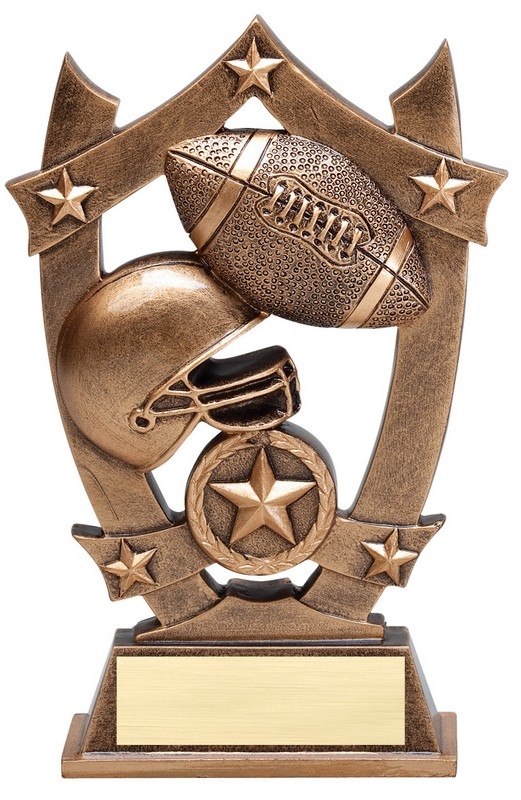 Sport Star<BR> Football Trophy<BR> 6.25 Inches