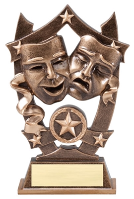 Sport Star<BR> Drama Trophy<BR> 6.25 Inches
