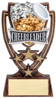 4 Star<BR> Cheerleading Trophy<BR> 6 Inches