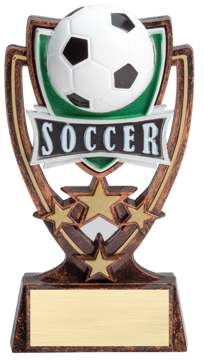 Trofeos de fútbol, 11.0 in Blue Stars Soccer Glitz Trophy Award, Grabado  gratuito