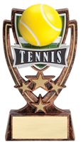 Inflation Buster<BR>4 Star<BR> Tennis Trophy<BR> 6 Inches
